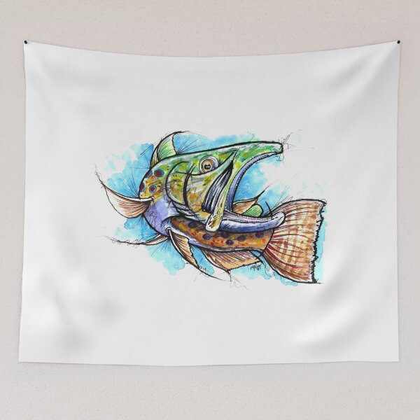 Item preview, Trout Watercolor designed and sold by SpacoMakaco.