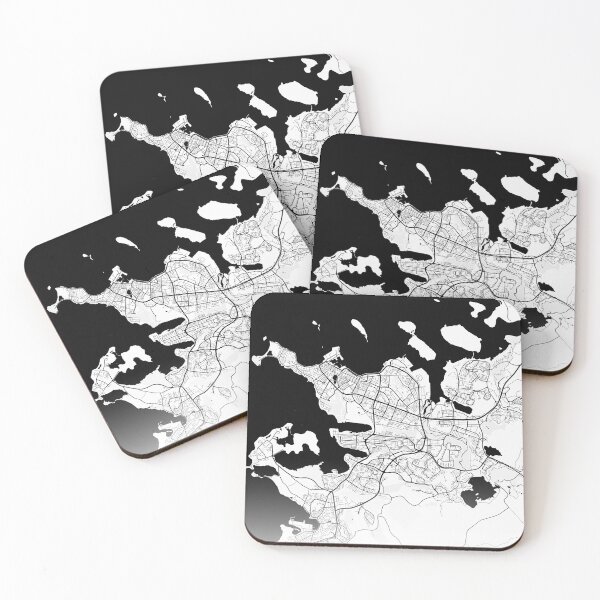 Item preview, Reykjavik Iceland Street Map With Co-ordinates designed and sold by RossWilson12.