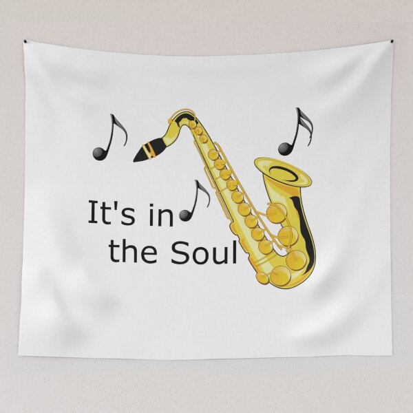 Item preview, It's in the Soul - Saxophone Design designed and sold by glide-products.