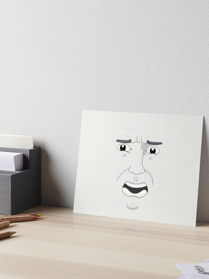 SAD TROLL FACE | Art Board Print