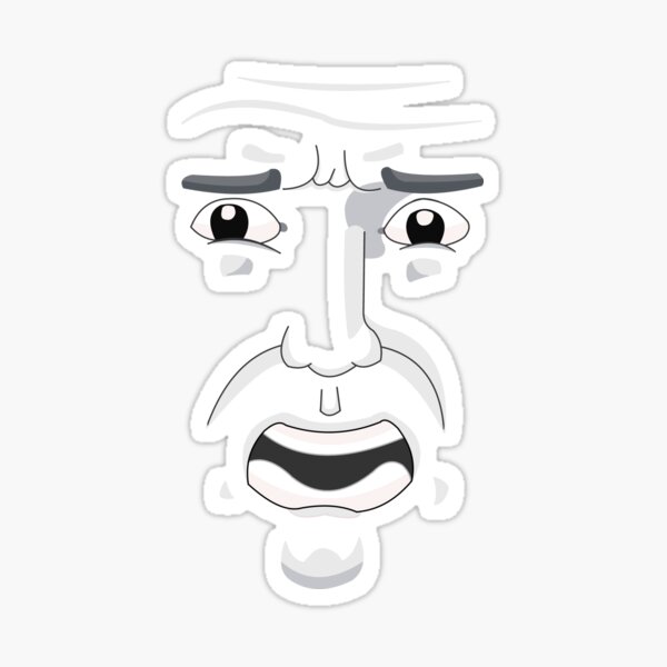 Depressed Sad Troll face MEME Sticker by Keles