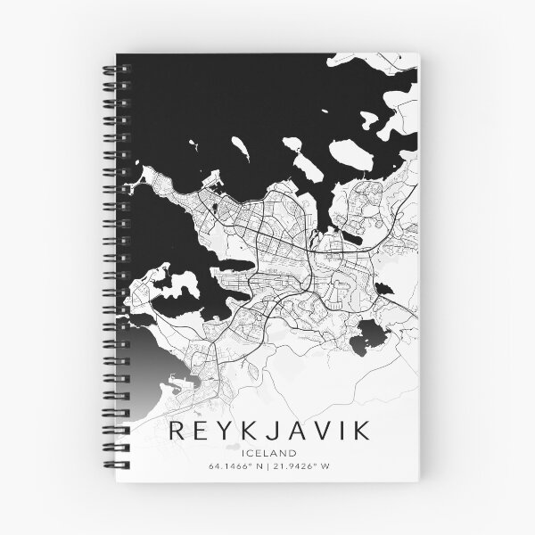 Item preview, Reykjavik Iceland Street Map With Co-ordinates designed and sold by RossWilson12.