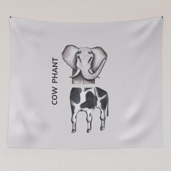 Item preview, COW PHANT by FrankenDuo seashell grey designed and sold by FrankenDuo.