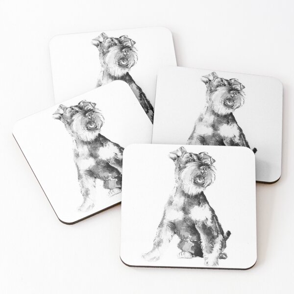 Item preview, Schnauzer dog art pets dogs cute sweet puppy designed and sold by Coolstuff4you71.