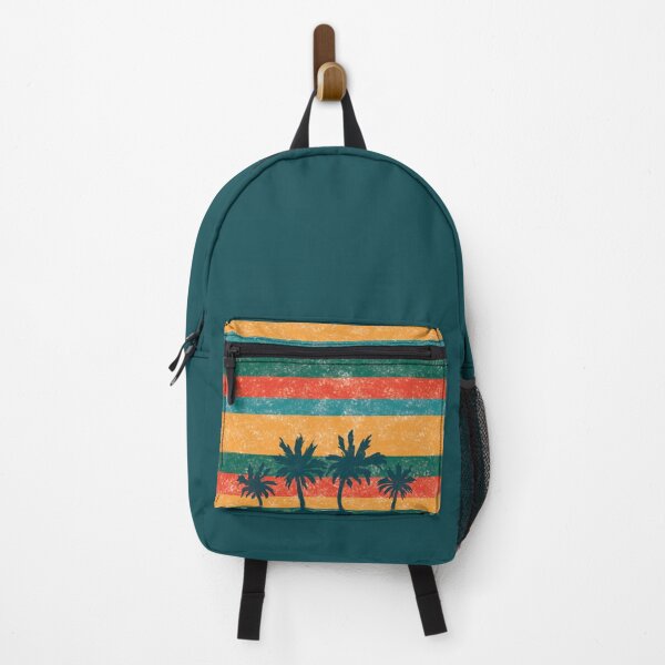 Item preview, Retro palm trees with colorful background designed and sold by ArtTony.