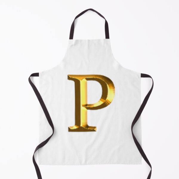 Item preview, Gold Upper Case Letter P designed and sold by molamode.
