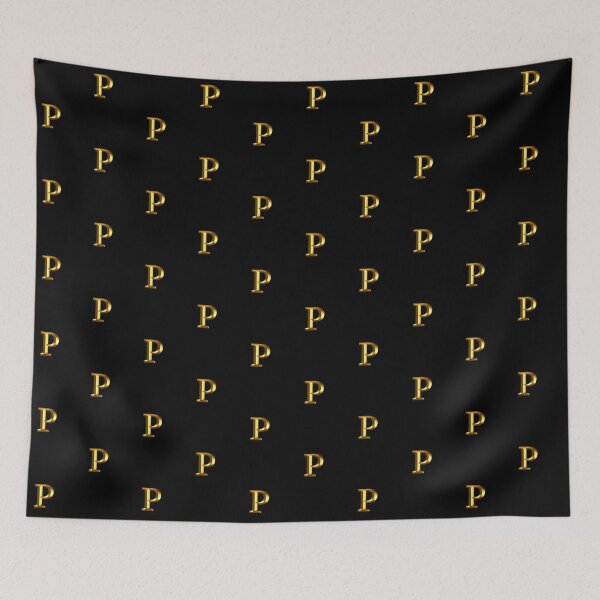 Item preview, Gold Upper Case Letter P designed and sold by molamode.