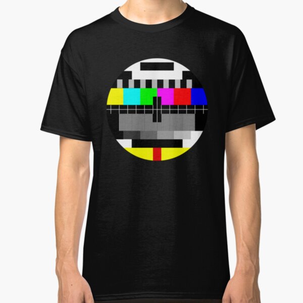 90's TV Test pattern Classic T-Shirt