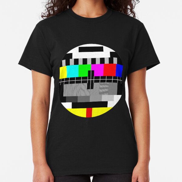 90's TV Test pattern Classic T-Shirt