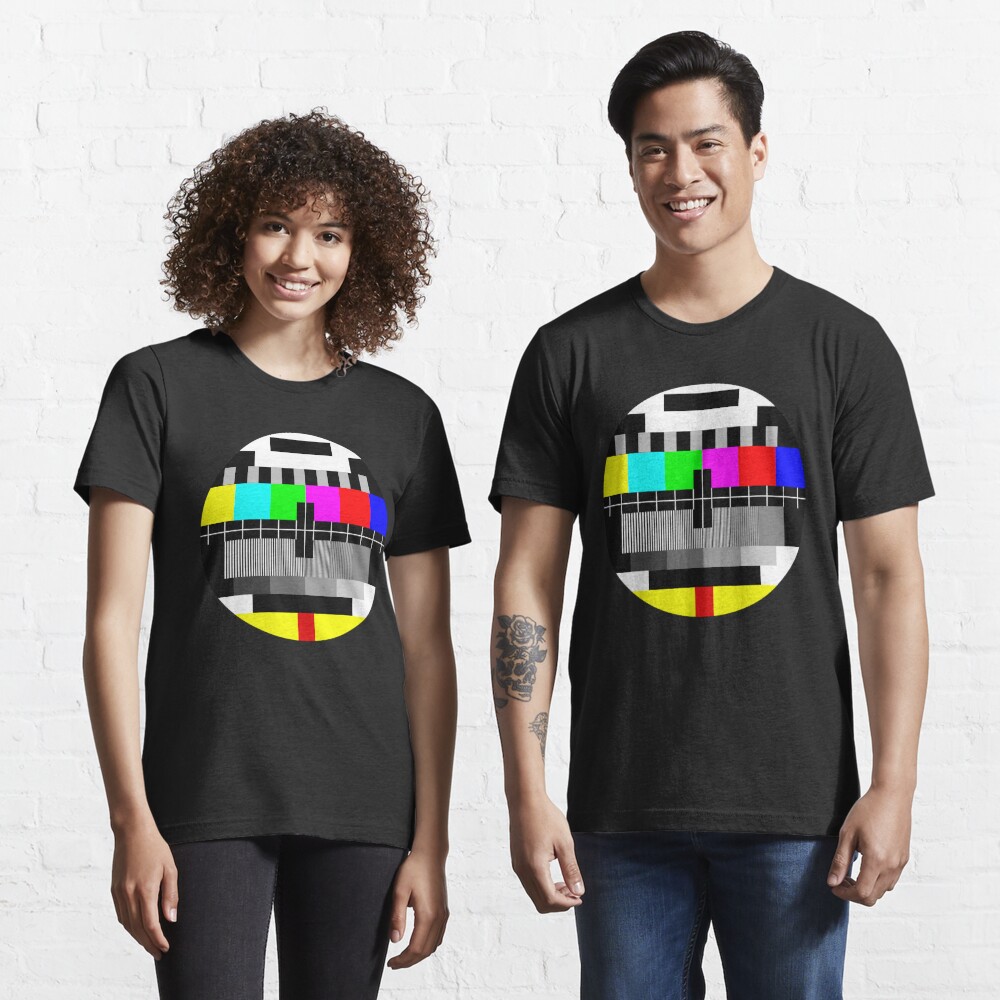 Discover 90's TV Test pattern | Essential T-Shirt 