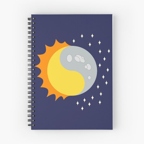 Aperçu de l'œuvre soleil et lune créée et vendue par JSGinfograph.