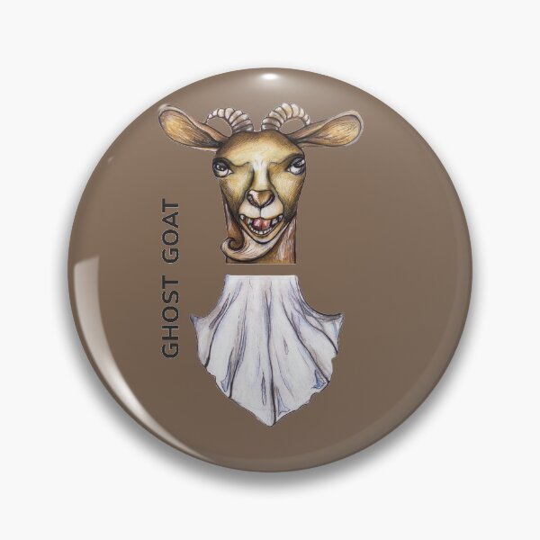 Item preview, GHOST GOAT by FrankenDuo coffee taupe brown designed and sold by FrankenDuo.