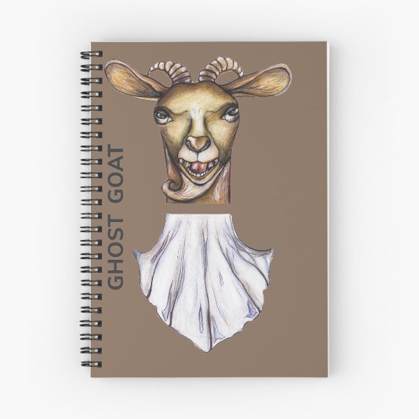 Item preview, GHOST GOAT by FrankenDuo coffee taupe brown designed and sold by FrankenDuo.