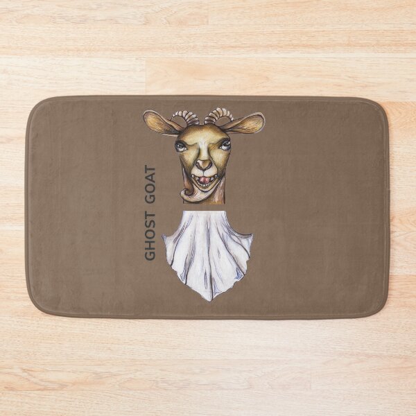 Item preview, GHOST GOAT by FrankenDuo coffee taupe brown designed and sold by FrankenDuo.