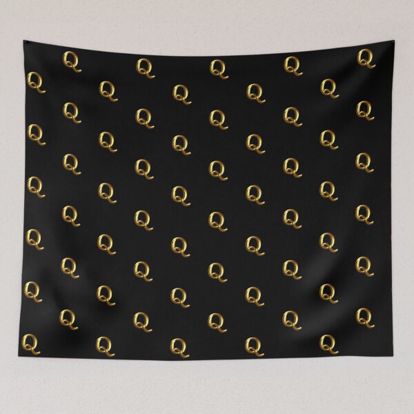 Item preview, Gold Upper Case Letter Q designed and sold by molamode.