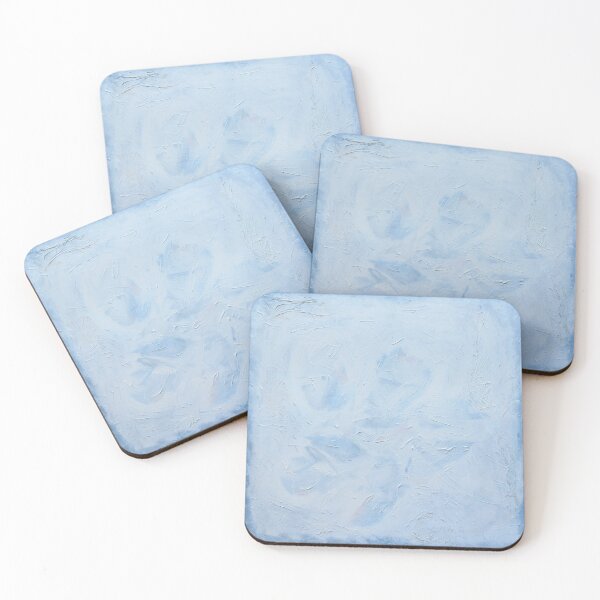Item preview, Blue abstract painting. Minimalist artwork. designed and sold by PandaAvenue.