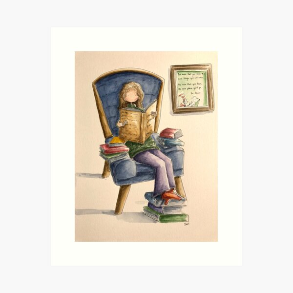 Item preview, Curl up with a book designed and sold by SketchingDoctor.