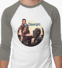 Clever Girl! Men's Baseball ¾ T-Shirt