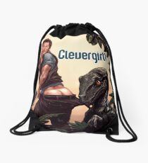 Clever Girl! Drawstring Bag
