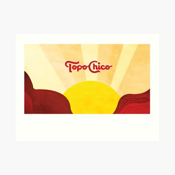 Topo Chico Sun Art Print