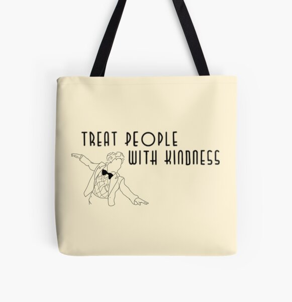 Treat People with Kindness Canvas Tote Bag