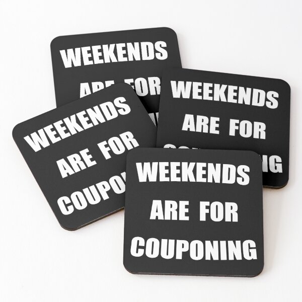 Item preview, Weekends Are For Couponing Funny designed and sold by Mustard Prophet.