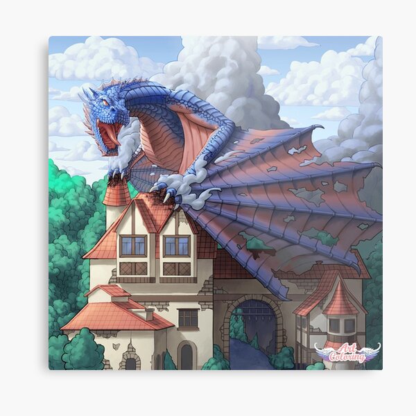 Aperçu de l'œuvre Dragon de Ronny créée et vendue par Azurdragi.