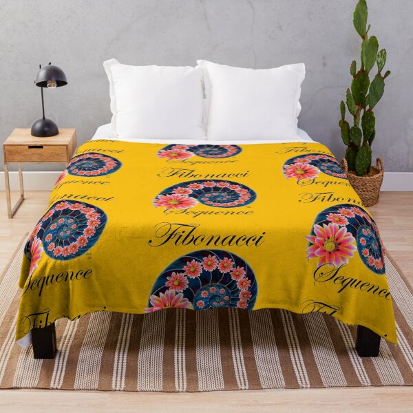 Item preview, Fibonacci Sequence the Golden Ratio Yellow designed and sold by SpiritGifts.