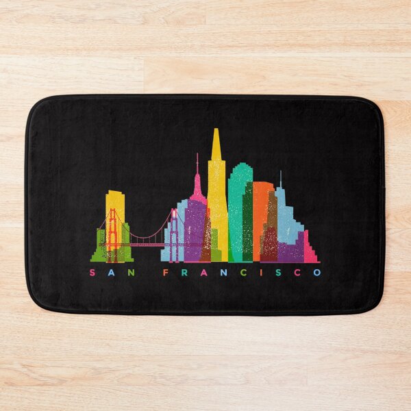 Artikelvorschau, SAN FRANCISCO SKYSCRAPER SKYLINE MULTICOLOR CITYSCAPE entworfen und verkauft von dubcee.