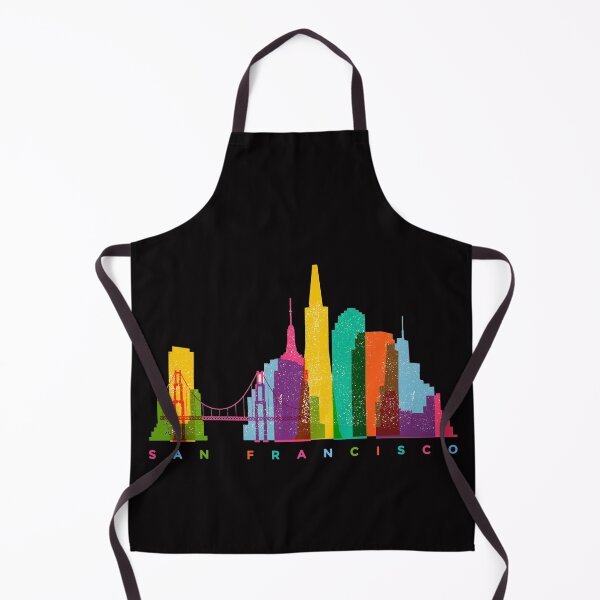 Artikelvorschau, SAN FRANCISCO SKYSCRAPER SKYLINE MULTICOLOR CITYSCAPE entworfen und verkauft von dubcee.