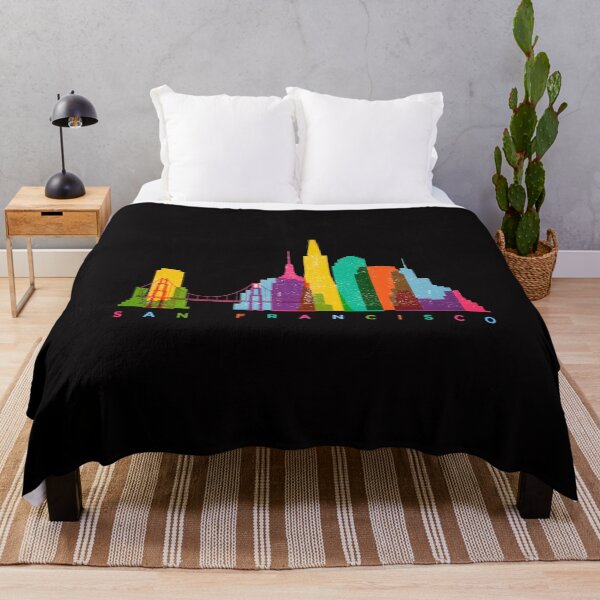 Artikelvorschau, SAN FRANCISCO SKYSCRAPER SKYLINE MULTICOLOR CITYSCAPE entworfen und verkauft von dubcee.
