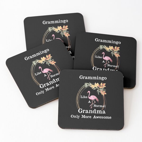 Item preview, Grammingo Like A Normal Grandma Only More Awesome Grandma Gift, Floral Flamingo Gift designed and sold by HananDesign13.