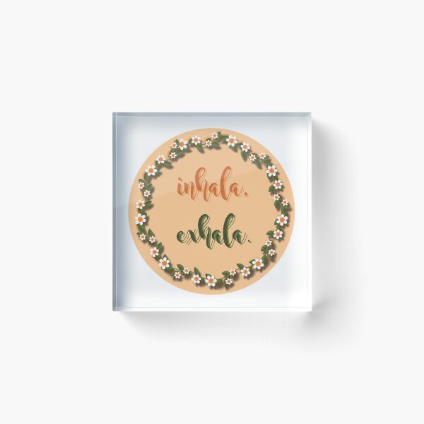 Item preview, INHALA EXHALA INHALE EXHALE designed and sold by jshootdesigns.