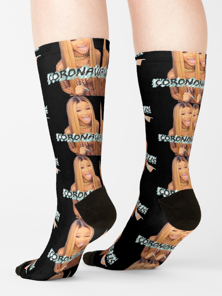 "Cardi B Coronavirus!" Socks For Sale By Mandyparkb | Redbubble