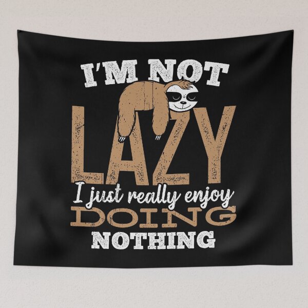 Item preview, Sluggish slow-moving slothful indolent sleepy designed and sold by Hyperspreader.