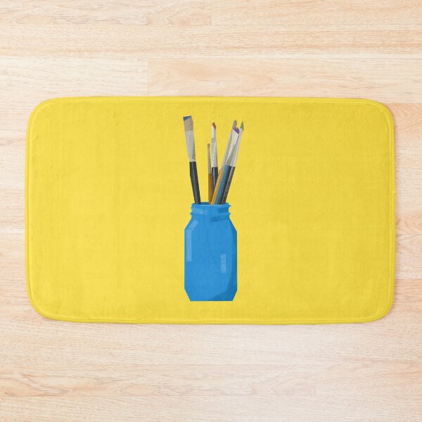 Item preview, Blue Jar of Paint Brushes designed and sold by Rocket-To-Pluto.