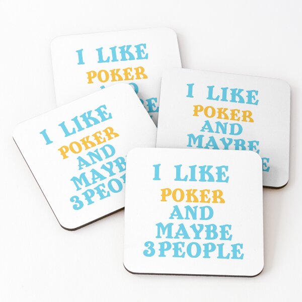 Item preview, I like Poker And Maybe 3 People Essential T-shirt All I Care About Is Poker And Maybe Like 3 People Classic T-shirt Party Poker Essential T-shirt designed and sold by Achrafilla1.