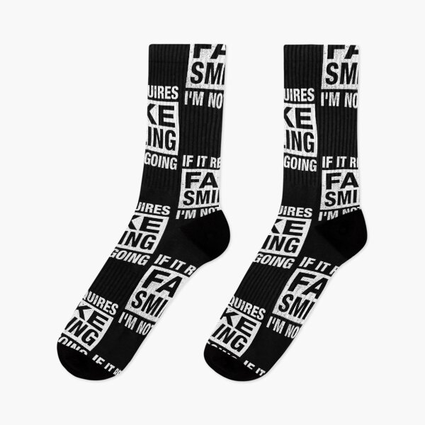 Item preview, If It Requires Fake Smiling Im not going | White designed and sold by Petra Becker.