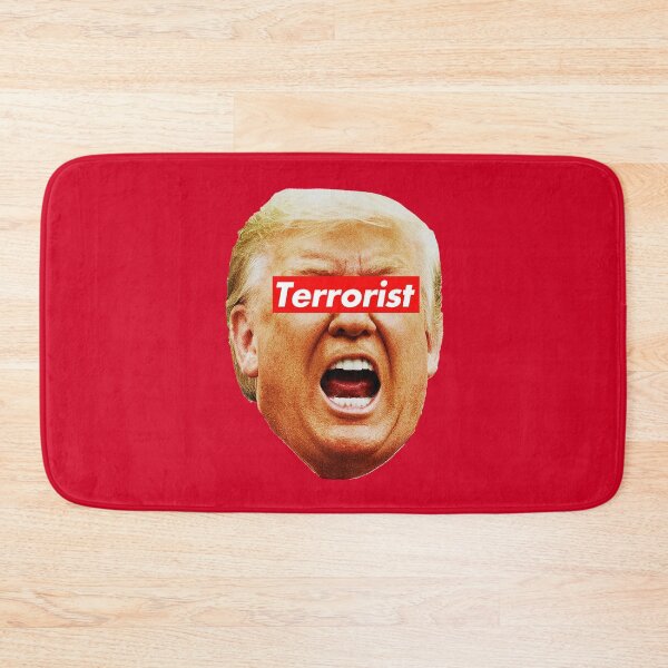 Item preview, trump TERRORIST (red background) designed and sold by Thelittlelord.