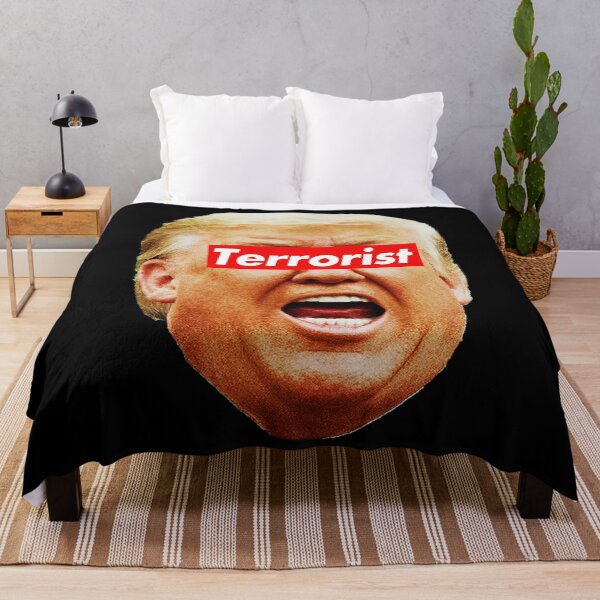 Item preview, trump TERRORIST (black background) designed and sold by Thelittlelord.