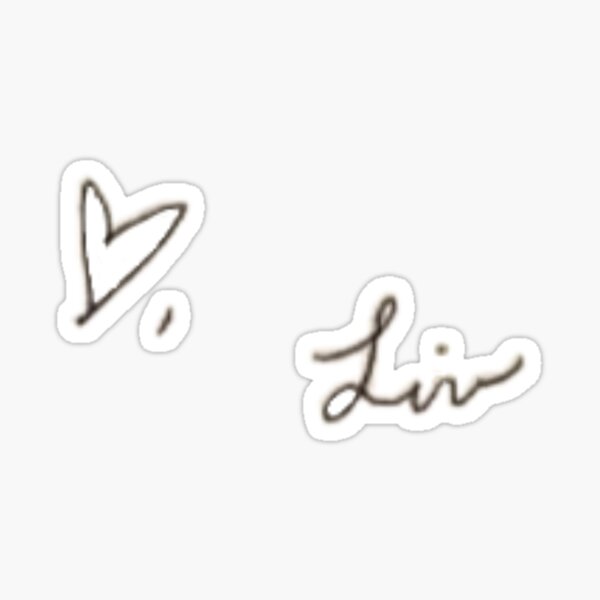 Olivia Rodrigo Signature Sticker For Sale By Littlenaivegirl Redbubble