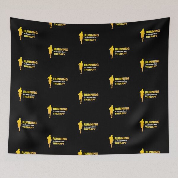 Item preview, Running Is Cheaper Than Therapy designed and sold by tridentfoundry.