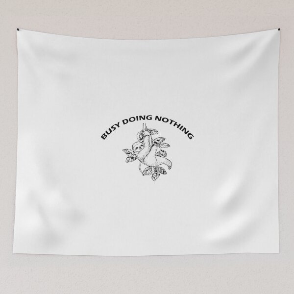 Item preview, BUSY DOING NOTHING SLOTH designed and sold by CHVRDesing.