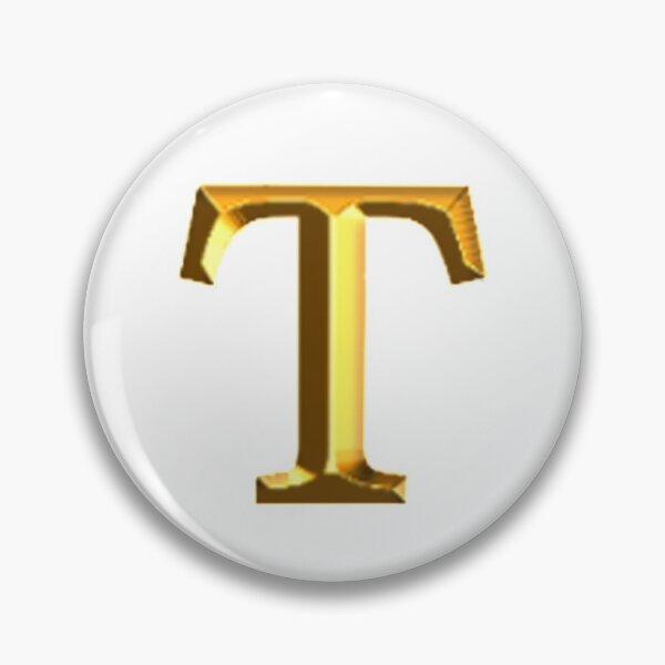 Item preview, Gold Upper Case Letter T designed and sold by molamode.