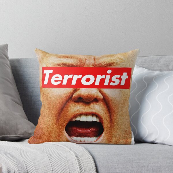 Item preview, trump TERRORIST (white background) designed and sold by Thelittlelord.