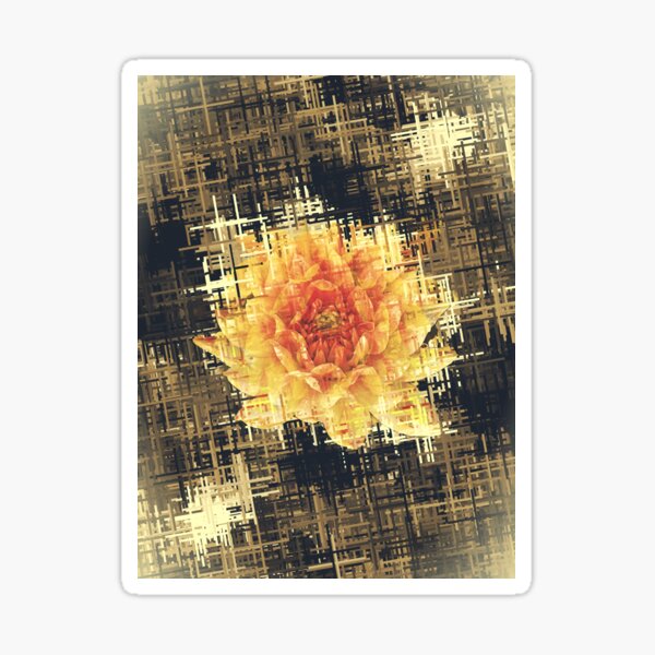 Light Dahlia Sticker