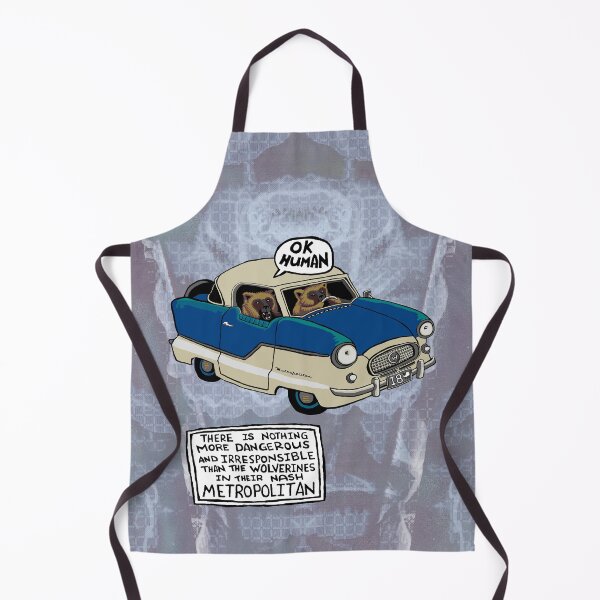 Item preview, Wolverines in their Nash Metropolitan - patterned designed and sold by IanForbesArt.