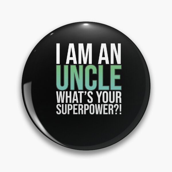 Item preview, Uncle - What Is Your Superpower Hero Family designed and sold by maddinstgt.