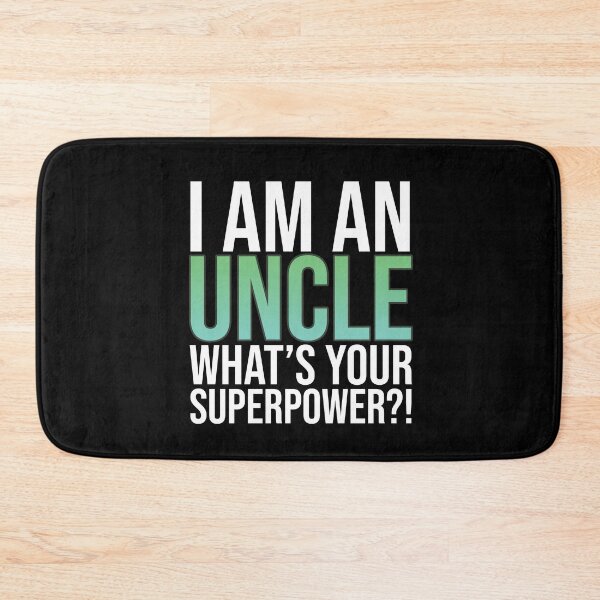 Item preview, Uncle - What Is Your Superpower Hero Family designed and sold by maddinstgt.