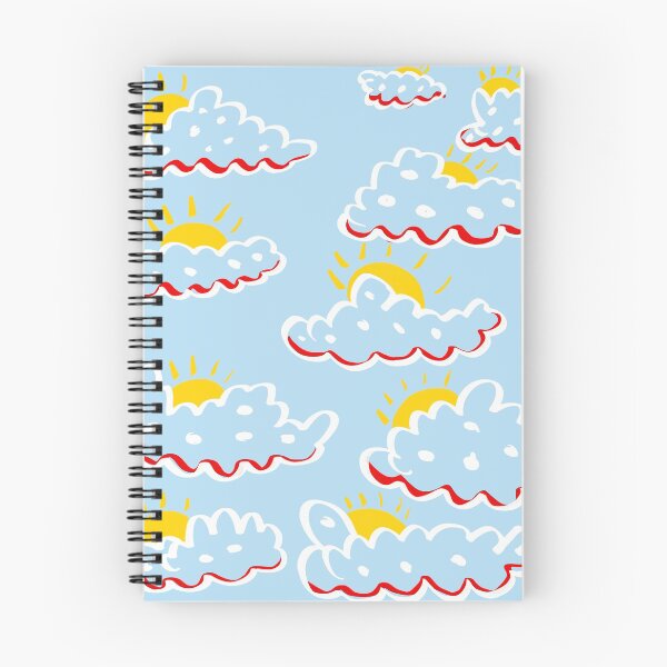 Item preview, white cloud sun and blue background designed and sold by ReadyForU.